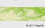 Physical Panoramic Map of the area around 63° 41' 4" N, 96° 7' 30" E