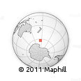 Outline Map of the Area around 63° 7' 48" S, 175° 10' 30" E, rectangular outline