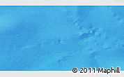 Physical 3D Map of the area around 63° 7' 48" S, 43° 16' 29" W