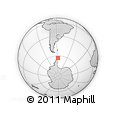 Outline Map of the Area around 63° 7' 48" S, 57° 43' 30" W, rectangular outline