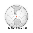 Outline Map of the Area around 63° 7' 48" S, 59° 25' 29" W, rectangular outline