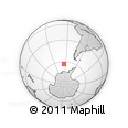 Outline Map of the Area around 63° 7' 48" S, 95° 7' 30" W, rectangular outline