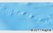 Physical 3D Map of the area around 63° 27' 47" S, 158° 10' 30" E