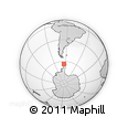 Outline Map of the Area around 63° 27' 47" S, 64° 31' 30" W, rectangular outline