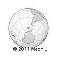Outline Map of the Area around 63° 27' 47" S, 88° 19' 29" W, rectangular outline