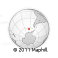 Outline Map of the Area around 63° 27' 47" S, 95° 58' 29" W, rectangular outline