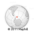 Outline Map of the Area around 63° 47' 40" S, 40° 43' 30" W, rectangular outline