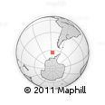 Outline Map of the Area around 63° 47' 40" S, 86° 37' 30" W, rectangular outline