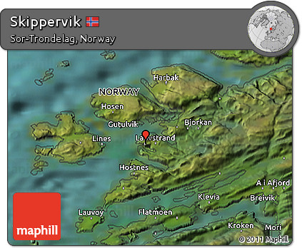 Satellite 3D Map of Skippervik