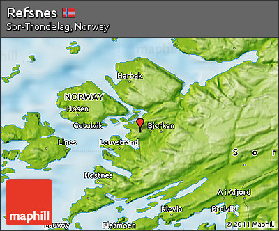 Physical Map of Refsnes