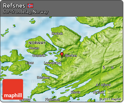 Physical Map of Refsnes
