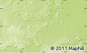 Physical Map of the area around 64° 0' 52" N, 113° 58' 29" E