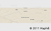 Shaded Relief Panoramic Map of the area around 64° 0' 52" N, 119° 55' 30" E