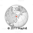Outline Map of the Area around 64° 0' 52" N, 139° 28' 29" E, rectangular outline