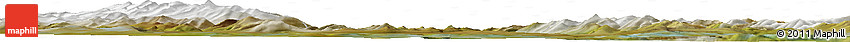 Satellite Horizon Map of the Area around 64° 0' 52" N, 147° 58' 29" E