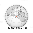 Outline Map of the Area around 64° 0' 52" N, 147° 49' 29" W, rectangular outline