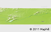 Physical Panoramic Map of the area around 64° 0' 52" N, 151° 13' 29" W