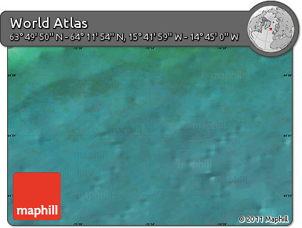 Satellite Map of the Area around 64° 0' 52" N, 15° 13' 29" W