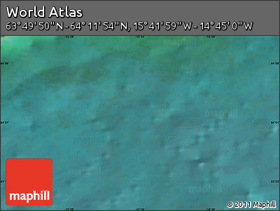 Satellite Map of the Area around 64° 0' 52" N, 15° 13' 29" W