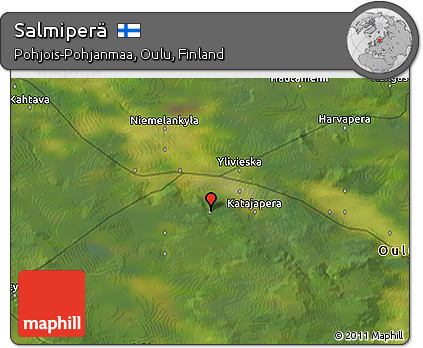 Satellite 3D Map of Salmiperä