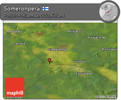 Satellite 3D Map of Someronperä
