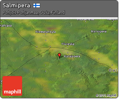 Satellite 3D Map of Salmiperä