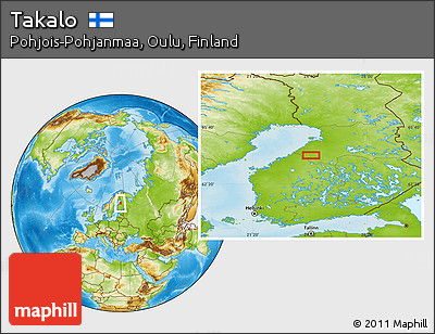 Physical Location Map of Takalo