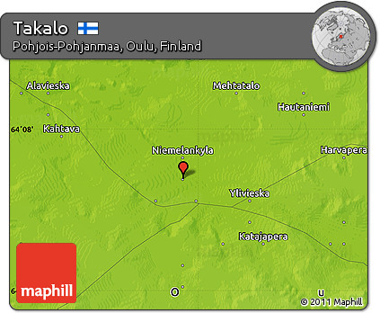 Physical Map of Takalo