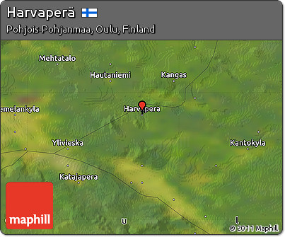 Satellite Map of Harvaperä