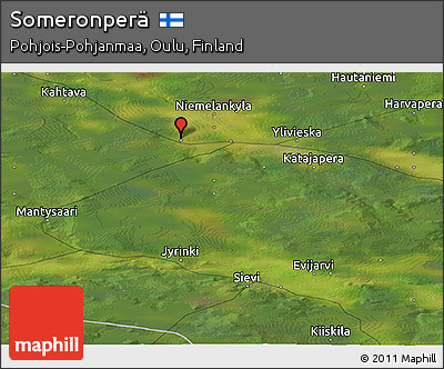 Satellite Panoramic Map of Someronperä