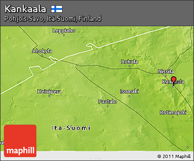 Physical 3D Map of Kankaala