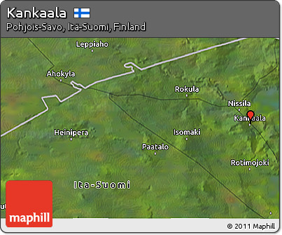 Satellite 3D Map of Kankaala