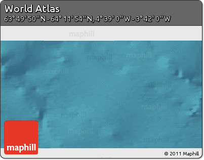 Satellite 3D Map of the Area around 64° 0' 52" N, 4° 10' 30" W