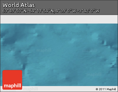 Satellite 3D Map of the Area around 64° 0' 52" N, 4° 10' 30" W