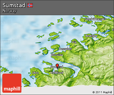 Physical 3D Map of Sumstad