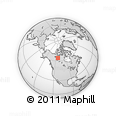 Outline Map of the Area around 64° 20' 33" N, 112° 58' 29" W, rectangular outline