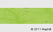 Physical Panoramic Map of the area around 64° 20' 33" N, 118° 13' 29" E