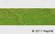 Satellite Panoramic Map of the area around 64° 20' 33" N, 118° 13' 29" E