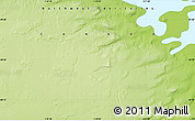Physical Map of the area around 64° 20' 33" N, 118° 4' 29" W