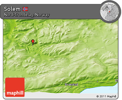 Physical 3D Map of Solem