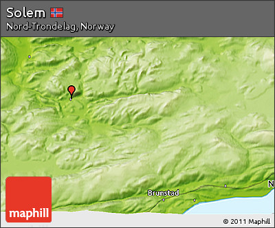 Physical 3D Map of Solem