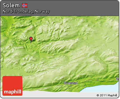 Physical 3D Map of Solem