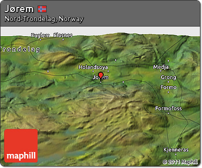 Satellite 3D Map of Jørem