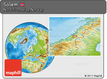 Physical Location Map of Solem