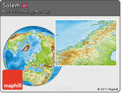 Physical Location Map of Solem