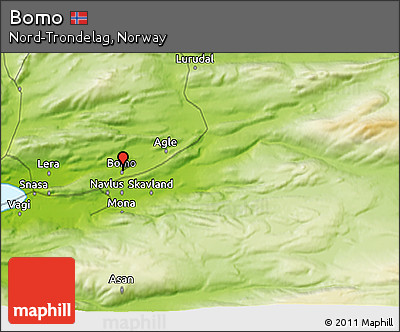 Physical 3D Map of Bomo