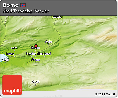 Physical 3D Map of Bomo
