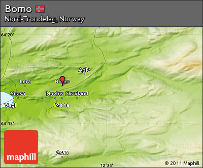 Physical Map of Bomo