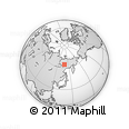 Outline Map of the Area around 64° 20' 33" N, 138° 37' 30" E, rectangular outline
