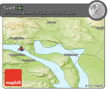 Physical 3D Map of Sved